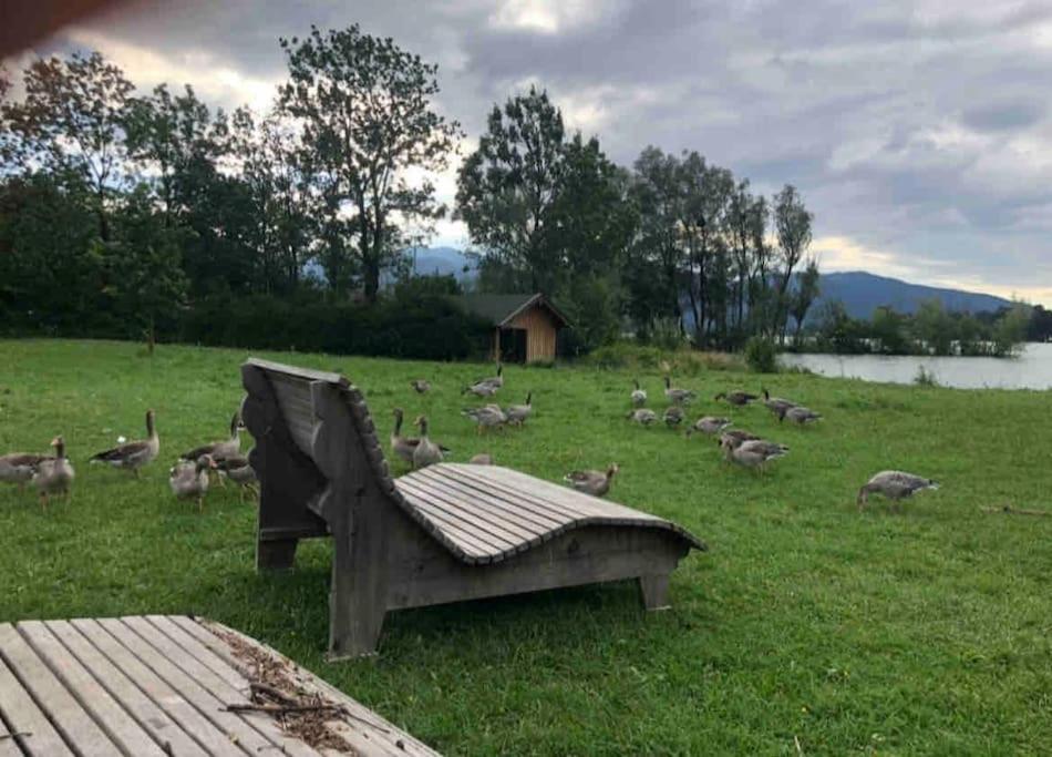 See- Und Bergblick In Bestlage Am Тегернзее Екстериор снимка